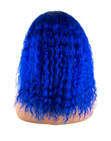 Next Day Hair - Bohemian Frontal Lace Wig Blue Color