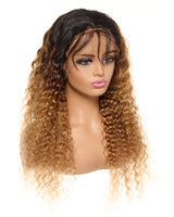 Next Day Hair - Pineapple Frontal Lace Wig Dipped in Gold Color