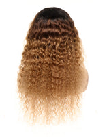 Next Day Hair - Pineapple Frontal Lace Wig Dipped in Gold Color