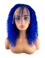 Next Day Hair - Bohemian Frontal Lace Wig Blue Color
