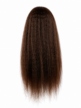 Next Day Hair - Kinky Straight Transparent Lace Wig In Chocolate Color