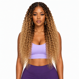 Next Day Hair - Pineapple Frontal Lace Wig Dipped in Gold Color