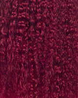 Next Day Hair - 13"x4" Bohemian Frontal Lace Wig Burgandy Color