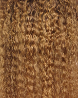 Next Day Hair - 13"x4" Bohemian Frontal Lace Wig Dipped in Gold Color