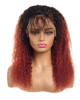 Next Day Hair - 13"x4" Bohemian Frontal Lace Wig T1B/Ginger Color