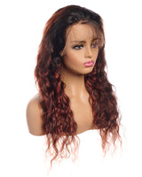 Next Day Hair - 13"x4" Malaysian Wave Frontal Lace Wig Red Fox Color