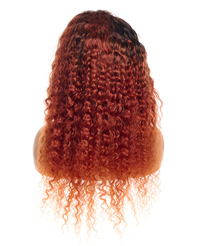 Next Day Hair - 13"x4" Pineapple Frontal Lace Wig T1B/Ginger Color