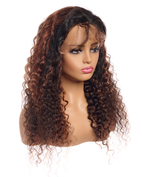 Next Day Hair - 13"x4" Pineapple Frontal Lace Wig Chestnut Color