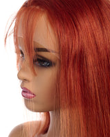 Next Day Hair - 13"x4" Straight Frontal Lace Wig Ginger Color