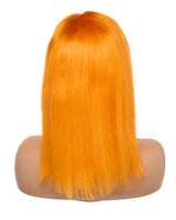 Next Day Hair - Straight Frontal Lace Wig Orange Color