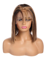 Next Day Hair - 13"x4" Straight Frontal Lace Wig P1B/27 Color