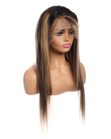 Next Day Hair - 13"x4" Straight Frontal Lace Wig P1B/27 Color