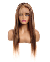 Next Day Hair - 13"x4" Straight Frontal Lace Wig P4/27 Color