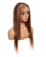 Next Day Hair - 13"x4" Straight Frontal Lace Wig P4/27 Color
