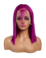 Next Day Hair - 13"x4" Straight Frontal Lace Wig Purple Color