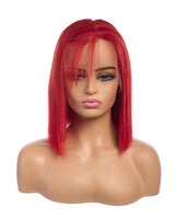 Next Day Hair - 13"x4" Straight Frontal Lace Wig Red Color