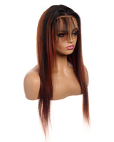 Next Day Hair - 13"x4" Straight Frontal Lace Wig Red Fox Color