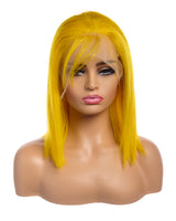 Next Day Hair - 13"x4" Straight Frontal Lace Wig Yellow Color