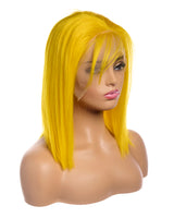 Next Day Hair - 13"x4" Straight Frontal Lace Wig Yellow Color