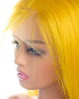 Next Day Hair - 13"x4" Straight Frontal Lace Wig Yellow Color