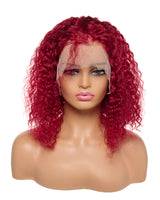 Next Day Hair - Bohemian Frontal Lace Wig Burgandy Color