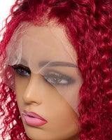 Next Day Hair - Bohemian Frontal Lace Wig Burgandy Color