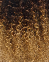 Next Day Hair - 13"x6" Bohemian Frontal Lace Wig Dipped in Gold Color