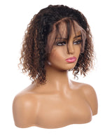 Next Day Hair - 13"x6" Bohemian Frontal Lace Wig In Chocolate Color