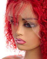 Next Day Hair - 13"x6" Bohemian Frontal Lace Wig Red Color