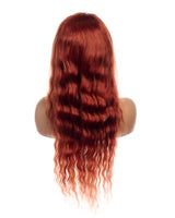 Next Day Hair - 13"x6" Malaysian Wave Frontal Lace Wig Ginger Color