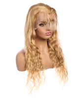 Next Day Hair - 13"x6" Malaysian Wave Frontal Lace Wig Barbie Blonde Color
