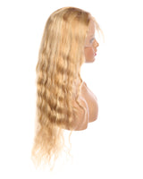 Next Day Hair - 13"x6" Malaysian Wave Frontal Lace Wig Barbie Blonde Color