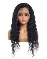 Next Day Hair - 13"x6" Malaysian Wave Frontal Lace Wig Jet Black Color