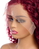 Next Day Hair - 13"x6" Pineapple Frontal Lace Wig Burgandy Color