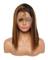 Next Day Hair - Straight Frontal Lace Wig Chestnut Color