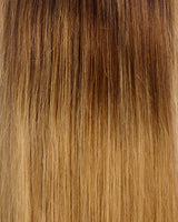 Next Day Hair - 13"x6" Straight Frontal Lace Wig Dipped in Gold Color