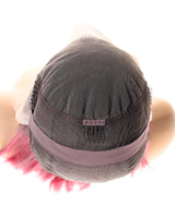 Next Day Hair - Straight Frontal Lace Wig Dipped in Wine Color