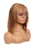 Next Day Hair - 13"x6" Straight Frontal Lace Wig Dulce de Leche Color