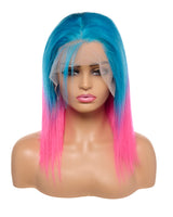 Next Day Hair - Straight Frontal Lace Wig Mermaid Color