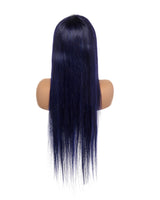 Next Day Hair - Straight Frontal Lace Wig Midnight Blue Color