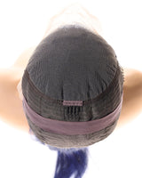 Next Day Hair - Straight Frontal Lace Wig Midnight Blue Color