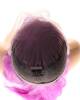 Next Day Hair - Straight Frontal Lace Wig Purple Color
