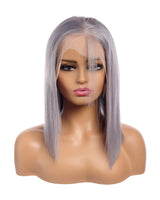 Next Day Hair - 13"x6" Straight Frontal Lace Wig Silver Color