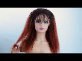 Next Day Hair - 13"x4" Bohemian Frontal Lace Wig T1B/Ginger Color