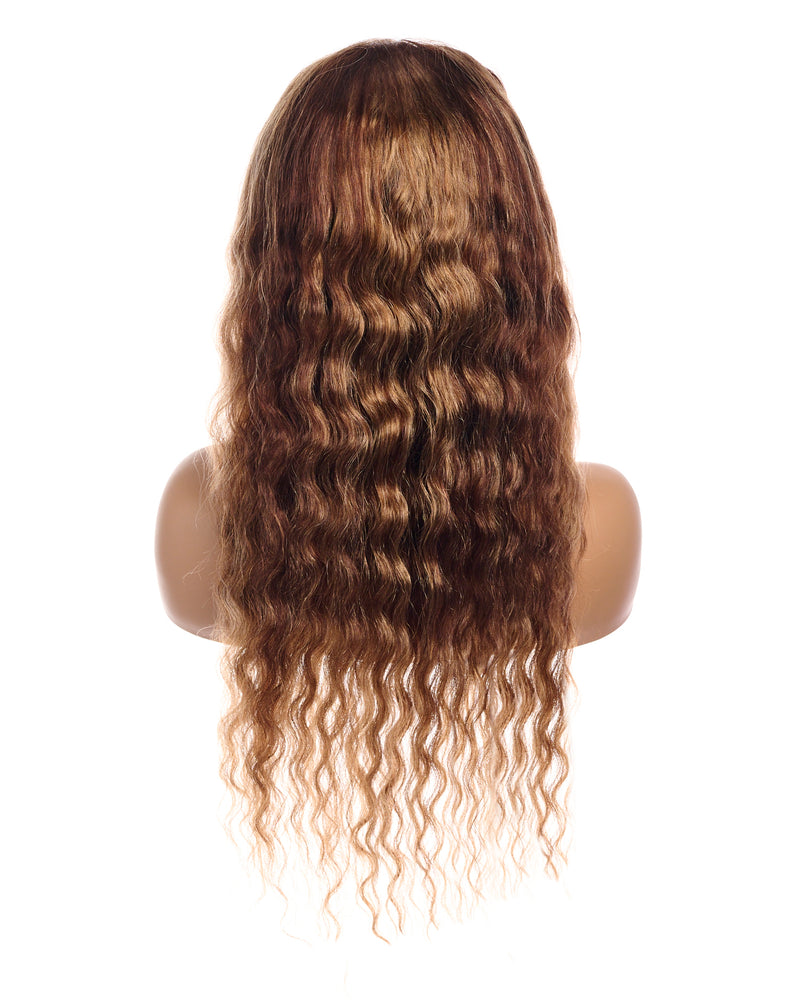 Next Day Hair - 13"x4" Malaysian Wave Frontal Lace Wig P4/27 Color