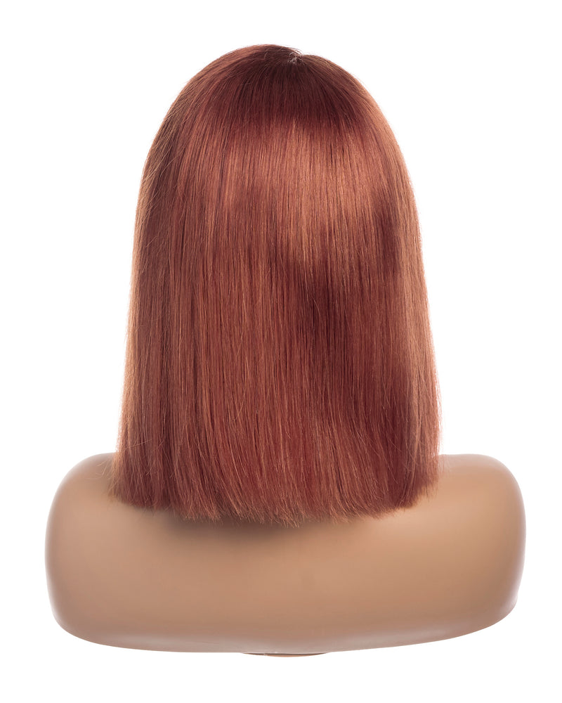 Next Day Hair - Straight Frontal Lace Wig Cinnamon Color