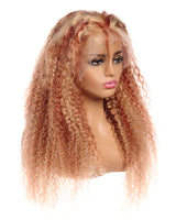 Next Day Hair - 13"x6" Bohemian Frontal Lace Wig Cinnamon Blonde Color