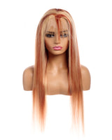 Next Day Hair - 13"x6" Straight Frontal Lace Wig Cinnamon Blonde Color