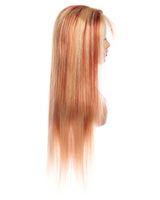 Next Day Hair - 13"x6" Straight Frontal Lace Wig Cinnamon Blonde Color