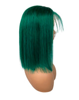 Next Day Hair - Straight Frontal Lace Wig Green Color